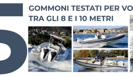 5 gommoni testati tra gli 8 e i 10 metri