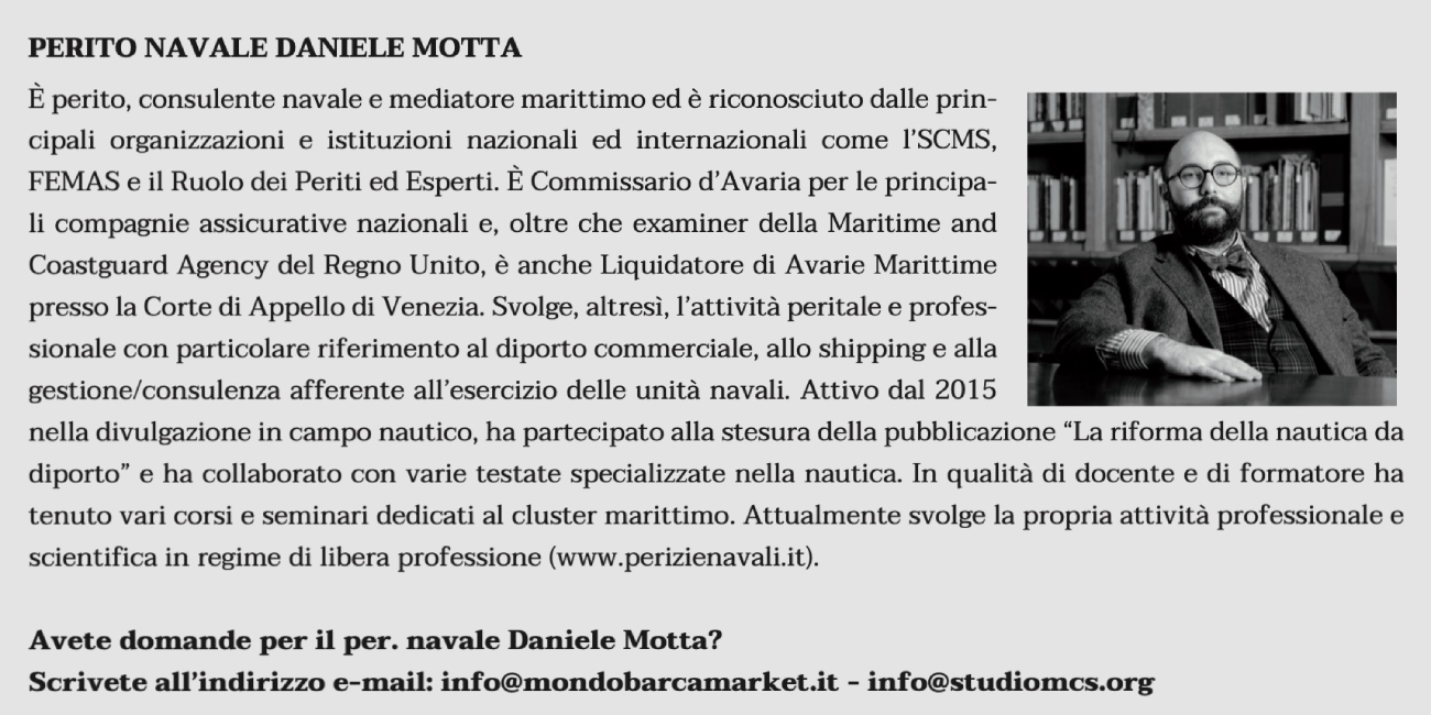 Biografia perito navale Daniele Motta