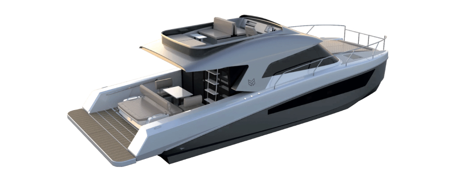 MAKAI M42, il catamarano dal design mediterraneo