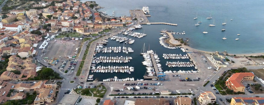 portualità turistica Sardegna - Palau vista dall'alto