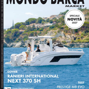 Mondo Barca Market copertina di ottobre 2026. In cover Ranieri International NEXT 370 SH