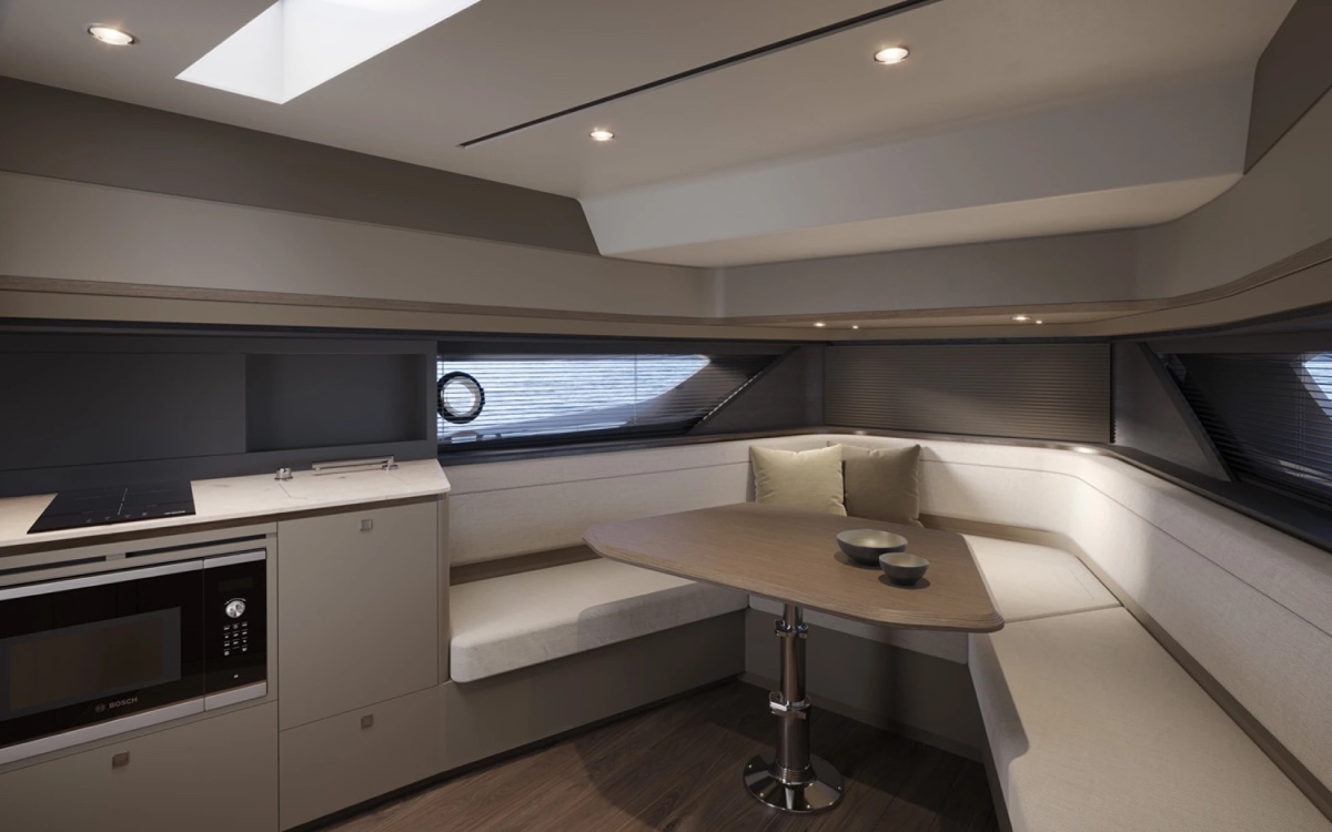 C48 interni Princess Yachts